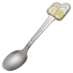 スプーン 14cm すみっコぐらし ダイカットスプーン ステンレス （ 食洗機対応 カトラリー 子ども用カトラリー ステンレス製 キッズ 子供用食器 ジュニア キャラクター すみっコ 子供 給食 学校 保育園 ）