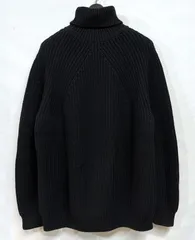 BATONER ブラック タートルネック ニット Batoner / Cashmere Fox Unique Turtleneck | Dresswell（ドレス