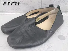 ◇ あしながおじさん スリッポン フラット シューズ サイズ22.5 ブラック レディース 【1102050000708】