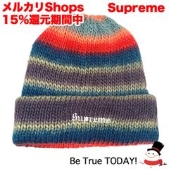supreme ストライプ ニット帽 ベージュ シュプリーム☆オンブレストライプビーニー☆Ombre Stripe