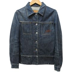 헬무트랑 HELMUT LANG 90s 98년제 본인기 GTR태그 데님 재킷 블루존 G장 2nd 타입 페인트 가공 아카이브 블루 파랑 40 약 M사이즈 맨즈 약 XS사이즈 1210