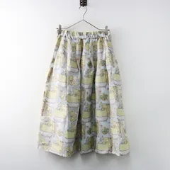 未使用＊yukiemon＊3L＊スーちゃん切手柄丈長スカート 未使用＊yukiemon＊3L＊スーちゃん切手柄丈長スカート - メルカリ
