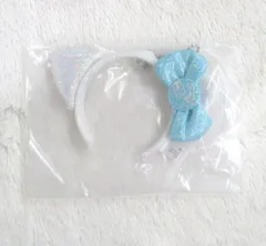 サンリオ サンリオキャラクターズ シークレットミニカチューシャ パーティー2 ハローキティ1（リボン水色） キラキラ素材