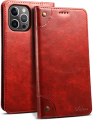 新品 JCGOOD iPhone 16 Pro ケース 手帳型 カード収納 アイフォン 16 Pro カバー 手帳 カード入れ 財布型 スタンド機能 マグネット式 本革 レザー スマホケース 軽量 薄型 防塵 耐衝撃 保護 携帯ケース アイホン 16 プロ 6