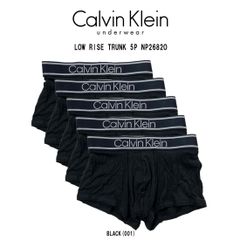 Calvin Klein(カルバンクライン)ck ボクサーパンツ ローライズ トランク 前閉じ 5枚セット アンダーウェア ロゴ メンズ 男性用 下着 LOW RISE TRUNK NP2682O