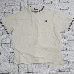 ◇ Θ フレッドペリー シンプル系 半袖 半袖Ｔシャツ サイズXL ベージュ系 レディース E  【1508250003868】