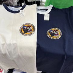 XL あり‼️STEER steer ステア⚫︎FUN ファン　半袖　Tシャツ　おじさん　犬　ナチュラル　ネイビー　M L