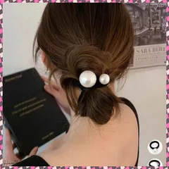 送料無料 パールヘアゴム 韓国風 ヘアアクセサリー 大人可愛いヘアゴム 跡がつかない プチプラヘアアクセサリー おしゃれフェイクパール髪ゴム上品清楚 簡単ヘアアレンジグッズ ハーフアップ髪飾り 髪留めゴムまとめ髪 通勤通学ヘアアクセ