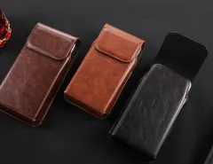 ウエストポーチ マグネットタイプ PUレザー ベルトホルダー 定番ベルトポーチ スマホポーチ スマホケース 縦型 かっこいい 耐衝撃 ヒップバッグ 仕事用 ビジネス