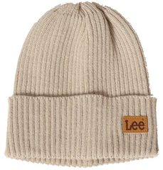Lee リブ ニットキャップ　ベージュ　アメカジ