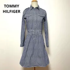 TOMMY HILFIGER トミーヒルフィガー ストライプ ワンピース S