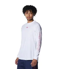[アンダーアーマー] UA TECH GRAPHIC LS T-SHIRTS White Red MD [ホワイトレッド] [M]