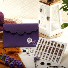 KnitPro シンフォニーデラックス輪針セット✳︎針8本とケーブル4本