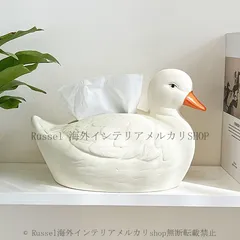 ティッシュボックス ティッシュケース ナプキンケース ナプキンホルダー アヒル おもしろ雑貨 お洒落 モダン 韓国インテリア オブジェ 置物 インテリア ホームデコ シンプル かわいい 動物 4-7