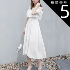 種類5：ブラック/L オフショル フレア ワンピース フレアワンピース 膝下 ロング ロング丈 袖なし ノースリーブ オフショルダー オフショル フレア Aライン フリル ハイウエスト かわいい 大人可愛い きれいめ シンプル カジュアル 大人 上品 おしゃれ