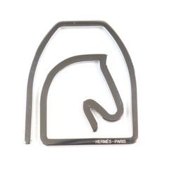 エルメス HERMES エスケトル マネークリップ シルバーカラー 馬 ホース brandeal_0717h1604