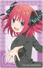 【中古】シール・ステッカー 中野二乃 カードステッカー 「五等分の花嫁∽」