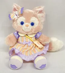 香港ディズニーランド プラッシュキーチェーン SUGAR LAND 2024 リーナベル(パステルストライプ)/SUGAR LAND HKDL