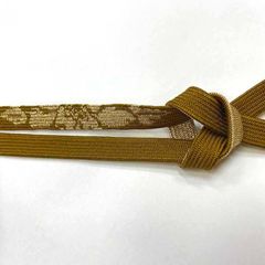 新品　帯締め　帯〆　小紋 紬 訪問着 振袖 普段着用 礼装用　正絹　絹100％ 和装小物 茶色 1271