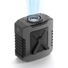 腰掛け扇風機ベルトファン強力8000mAh大容量14015RPM4段階調整可能SOSライトと懐中電灯付ウエストファンType-C5V/2A充電首掛け・腰掛け・卓上・手持ち配達作業/屋外作業/熱中症対策