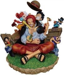 ONE PIECE JC104巻　イラストジオラマフィギュア　シャンクス　ウタ ONE PIECE JC104巻 イラストジオラマフィギュア シャンクス ウタ