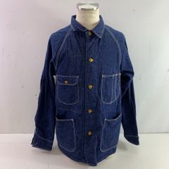 04w3914▽※【中古】orslow オアスロウ COVER ALL カバーオール デニムジャケット ユニセックス サイズ2 日本製【八王子店】