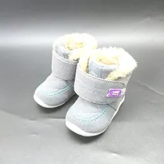 ◇ ⊇ MoonStar ムーンスター キッズ マジックテープ ブーツ サイズ12EE グレー 男の子 E  【1502060036559】