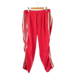 サスクワッチファブリックス SASQUATCH fabrix 24SS LACE TAPE TRACK PANTS パンツ ジャージ M 赤 /MI ■OSのサムネイル