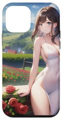 【数量限定】12 mini かわいい セクシー アニメ iPhone 白衣 女性 スマホケース