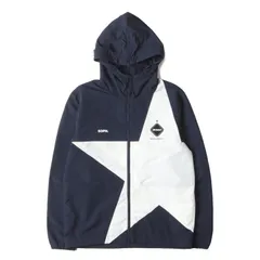 【美品】F.C.Real Bristol エフシーレアルブリストル ジャケット ネイビー 紺 サイズ:M | ビッグスター セパレート フードジャケット (BIG STAR SEPARATE PRACTICE JACKET)【メンズ】【中古】