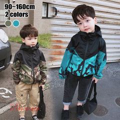 男の子 子供服 春 ジャケット おしゃれ フード付き ベビー服 春秋服 防風 キッズ コートショート丈 通学 マウンテン迷彩柄  xzdsqyl