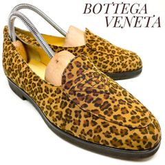 BOTTEGA VENETA ボッテガ レオパード柄 ローファー 37½ 保存袋 - メルカリ