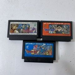 送料無料 ファミコン ドラゴンクエスト Ⅱ・Ⅲ・Ⅳ ソフト 3点まとめて 未検品 AAA0001S3202/0403