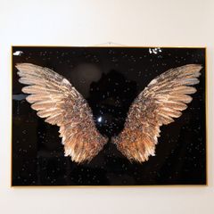 メルメル様専用 2枚セット アートフレーム ピース 幸運の翼 風景 絵画