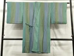 平和屋着物＃道中着　霞間道　さが美扱い　ロング丈　正絹　逸品　CAAR9138id