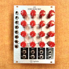 AI Synthesis: AI018 Stereo Matrix Mixer (Aluminium Panel)