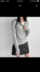 黒 レース 長袖 Tシャツ 出品