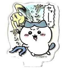 ハチワレ chiikawa ちいかわ ナガノ nagano アクスタ 台座欠品 セリア seria ダイソー daiso【336】