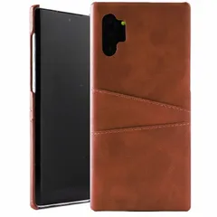 Galaxy Note10+ ケース SC-01M SCV45 ノート10プラス カード収納 レザー スマート ケース 【Color】 ブラウン