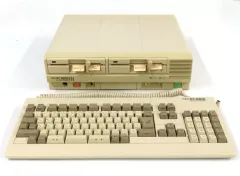 PC-8801mkIIFR 本体のみ メンテナンス品 PC-88キーボード・タイプAの分解清掃とホワイトニング