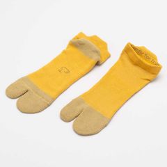 新品 くるぶしソックス 足袋ソックス 日本製 100percent 100% COMFOR TOE - Trip 100パーセント コンフォルトウ トリップ レディース Turmeric ターメリック【SPORTUS】