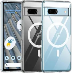 【特価商品】Safe対応】Pixel8A スマホケース ケース【Mag 透明 黄ばみなし 薄型 軽量 マグネット搭載 グーグル Pixel8A ピクセル8A カバー 米軍MIL規格 全面保護 耐衝撃 レンズ保護 【Newnugds】Google 指紋防止 マグ