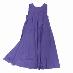 UNITED TOKYO ユナイテッドトウキョウ フレア ワンピース ノースリーブ バックベルト サイズ1 S パープル 紫 レディース 【中古】