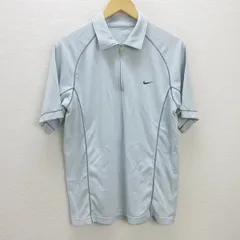 G■ナイキ/NIKE GOLF 半袖ポロシャツ/DRY-FIT【L】水色/men's/75【中古】