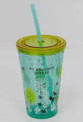 【中古】マグカップ･湯のみ トトロ ストロー付二層タンブラー 「となりのトトロ」