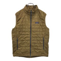 patagonia パタゴニア ナノパフベスト PRIMALOFT アウトドア ブラウン(メンズ M)中古 古着 V0427のサムネイル