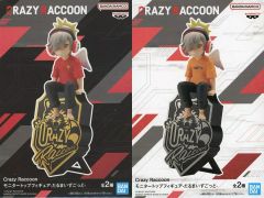 [중고] 피규어 전 2종 세트 [Crazy Raccoon] 모니터 탑 피규어-다루마이즈고도-