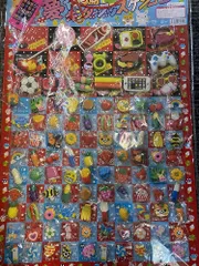 H&M 夢市場キンダーグッズ 消しゴムくじ 100付 + 6コ マルチカラー 消しゴム 祭りくじ くじ引きのサムネイル