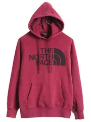 【お得なクーポン配布中!】 ノースフェイス プリント スウェット フード パーカー レディース XS アウトドア The North Face トレーナー プルオーバー 裏起毛 ボルドーのサムネイル
