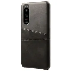Xperia 5 IV ケース SO-54C SOG09 A204SO エクスペリア5 マーク4  カード収納 レザー スマート ケース 【Color】 ブラックのサムネイル